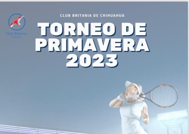 Convoca Britania al torneo de tenis de primavera 2023