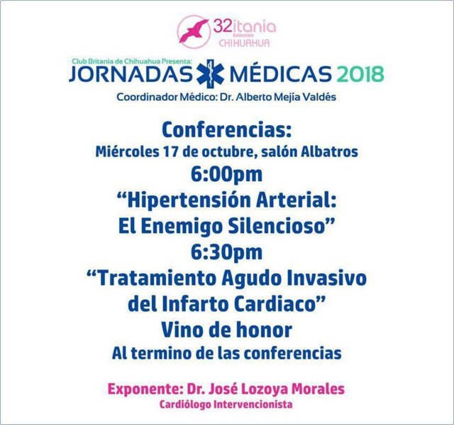 Todo listo para las Jornadas Médicas de Aniversario 2018 